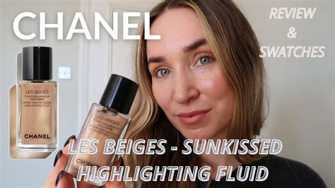 chanel sheer illuminating fluid dupe|Review: The New Chanel Les Beige Healthy Glow Sheer Highlighting Fluid.